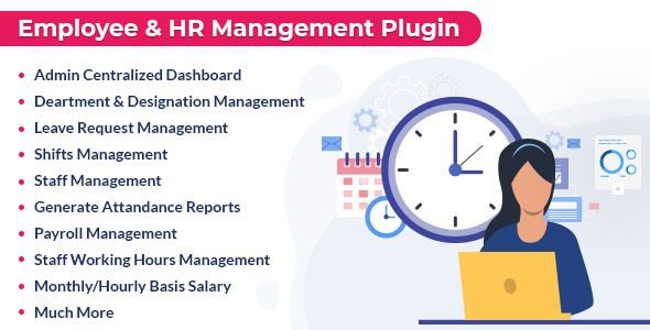 Employee And HR Manager Plugin v3.3.0 [Activated]