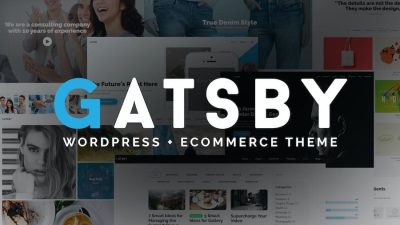 Gatsby v1.9 WordPress + eCommerce Theme #