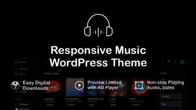 Musik (v4.4) Responsive Music WordPress Theme