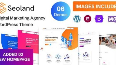 Seoland (v2.7.0) SEO And Digital Marketing Agency WordPress Theme