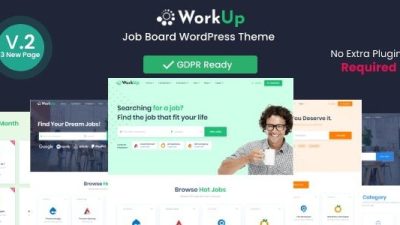 Workup v2.1.49 Job Board WordPress Theme