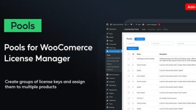 Pools For WooCommerce License Manager官方链接下载