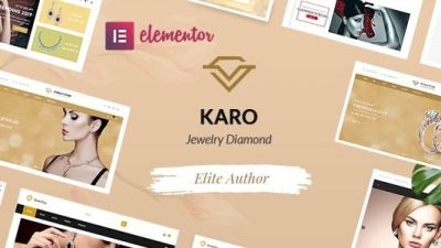 Karo v.2.4.4 Jewelry Diamond WooCommerce WordPress Theme
