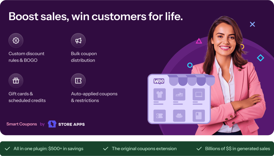 Smart Coupons for WooCommerce插件下载