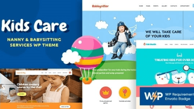 Kids Care v3.2.4 Multi-Purpose Children WordPress Theme (Activated)