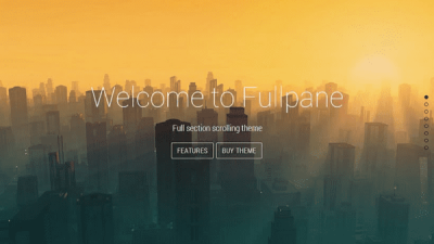 Themify Fullpane WordPress Theme主题下载