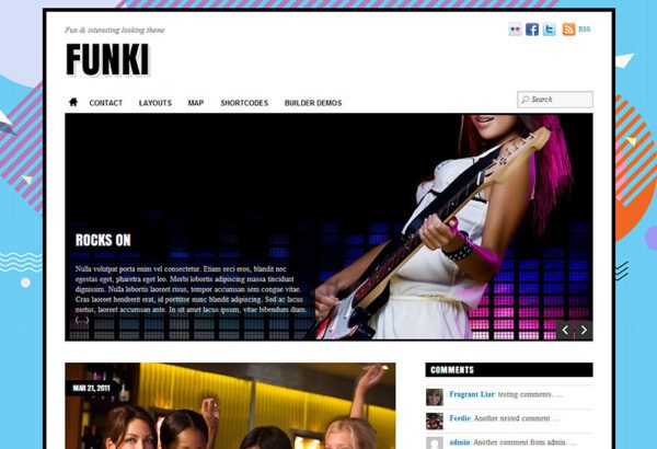 Themify Funki WordPress Theme主题下载