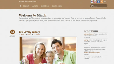 Themify Minblr WordPress Theme主题下载