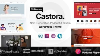 Castora (v1.1.0) Podcast WordPress Theme
