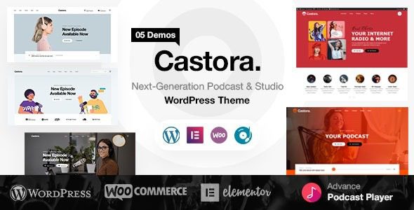 Castora (v1.1.0) Podcast WordPress Theme