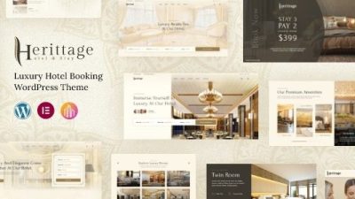Herittage (v1.0.6) Hotel Booking WordPress Theme