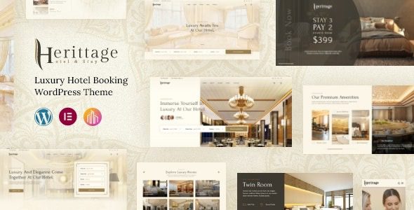 Herittage (v1.0.6) Hotel Booking WordPress Theme