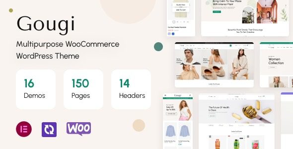 Gougi (v1.0.5) Multipurpose eCommerce WordPress Theme