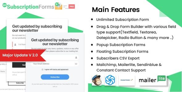 WP Subscription Forms PRO v2.0.1 #
