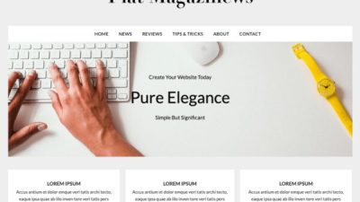 FlatMagazinews主题下载