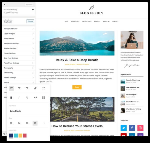BlogFeedly主题下载