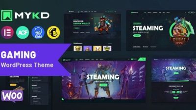 MYKD (v.1.1) eSports and Gaming NFT WordPress Theme