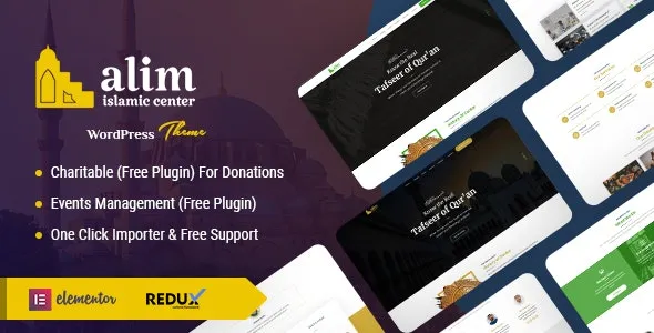 Alim v1.4.2 Islamic Institute & Mosque WordPress Theme + RTL