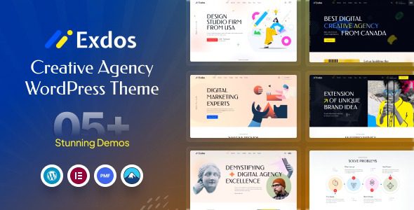Exdos (v1.1.1) Digital Agency WordPress Theme