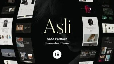 Asli v1.5.3 – AJAX Portfolio Elementor Theme