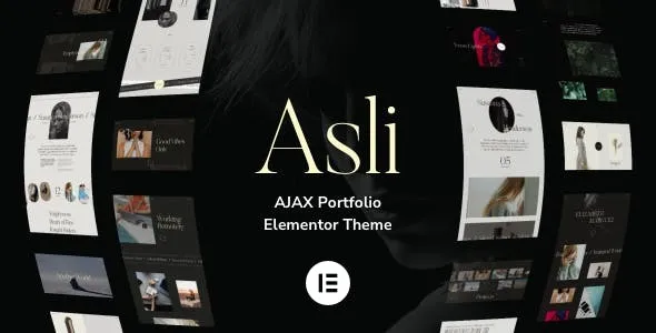 Asli v1.5.3 – AJAX Portfolio Elementor Theme