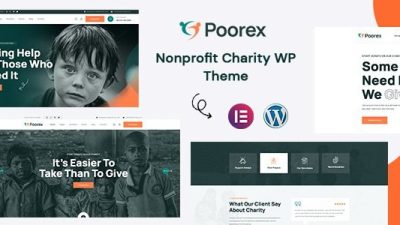 Poorex v1.0.4 Nonprofit Charity WordPress Theme