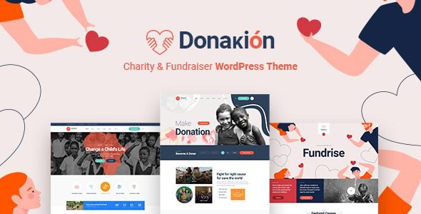 Donakion (v1.2.1) Fundraising & Charity Foundation WordPress Theme + RTL
