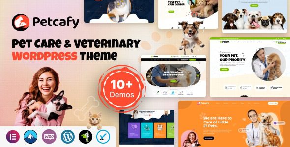 Petcafy (v1.0.0) Pet Care & Veterinary WordPress Theme