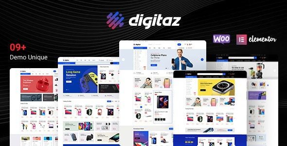 Digitaz (v1.3.0) Electronics Elementor WooCommerce Theme