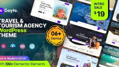 Goyto (v1.0.6) Travel & Tourism Agency WordPress Theme