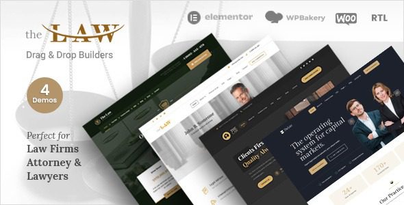 The Law - Lawyer Theme + RTL v4.9.15