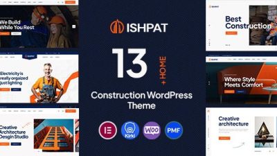 Ishpat v1.0.5 Construction WordPress Theme
