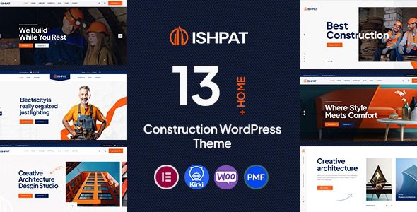 Ishpat v1.0.5 Construction WordPress Theme