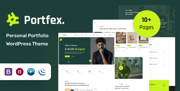 Portfex (v1.1) Personal Portfolio WordPress Theme