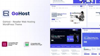 GoHost v5.1 Reseller Web Hosting WordPress Theme