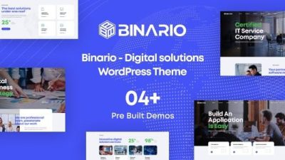 Binario (v1.2.9) Digital Solutions WordPress Theme