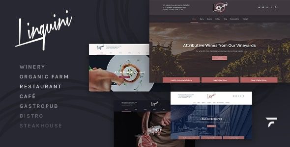 Linguini v4.1.0 Restaurant WordPress Theme