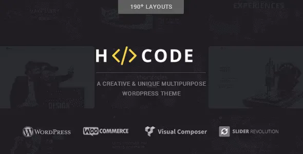 H-Code (v3.4) Responsive & Multipurpose WordPress Theme