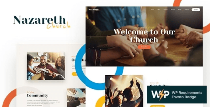 Nazareth v1.0.16 Church & Religion WordPress Theme