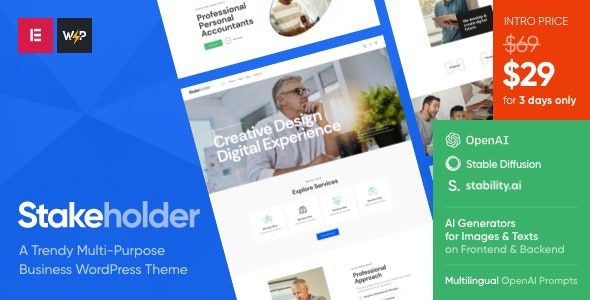 Stakeholder (v1.6.0) Business WordPress Theme
