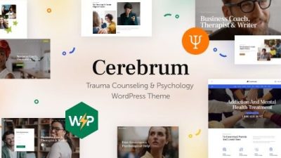 Cerebrum (v1.12) Trauma Counseling & Psychology WordPress Theme (Activated)