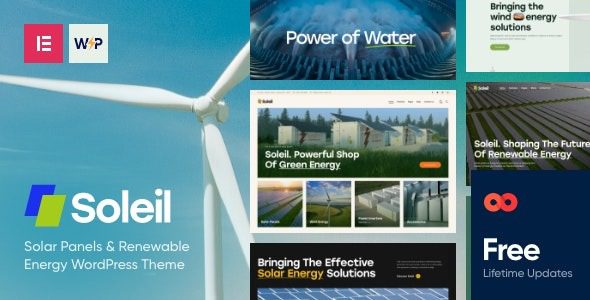 Soleil (v1.17.0) Solar Panels & Renewable Energy WordPress Theme