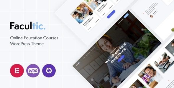 Facultic (v1.19.0) Online Education Courses WordPress Theme
