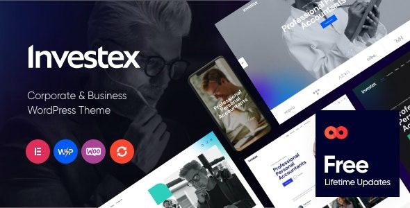 Investex (v1.19.0) Corporate Business & Accounting WordPress Theme