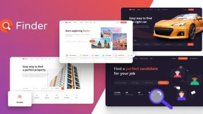 Finder (v1.0.10) Multipurpose Directory & Listing WordPress theme