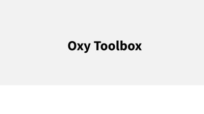Oxy Toolbox插件下载