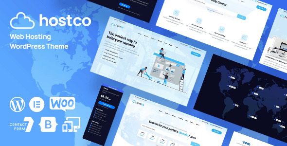 Hostco (v1.0.3) Hosting Service WordPress Theme