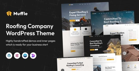 Muffle (v1.0.9) Roofing Company WordPress Theme