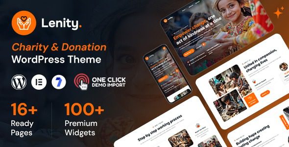 Lenity v1.0.1 Charity & Donation WordPress Theme