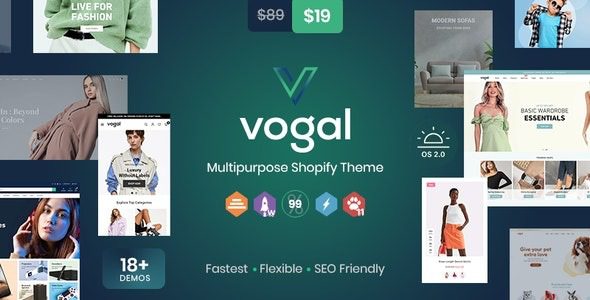 Vogal (v1.6.2) Multipurpose Shopify Theme [Activated]